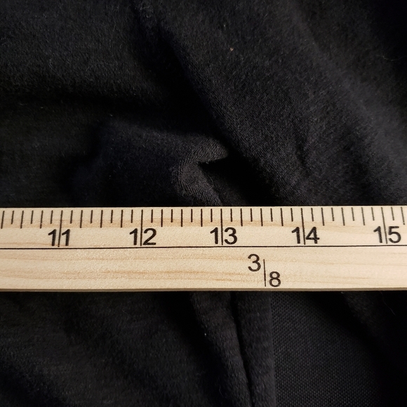 Free People Seamless Lace‎ Up Layering Long Sleeve Top Black Small - Picture 6 of 6